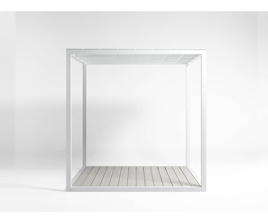 High end Floor Pergola Polyethylene Roof Pavilion by Gandia Blasco Casa Design
