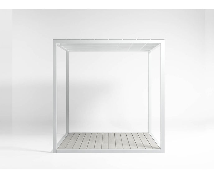 High end Floor Pergola Polyethylene Roof Pavilion by Gandia Blasco Casa Design