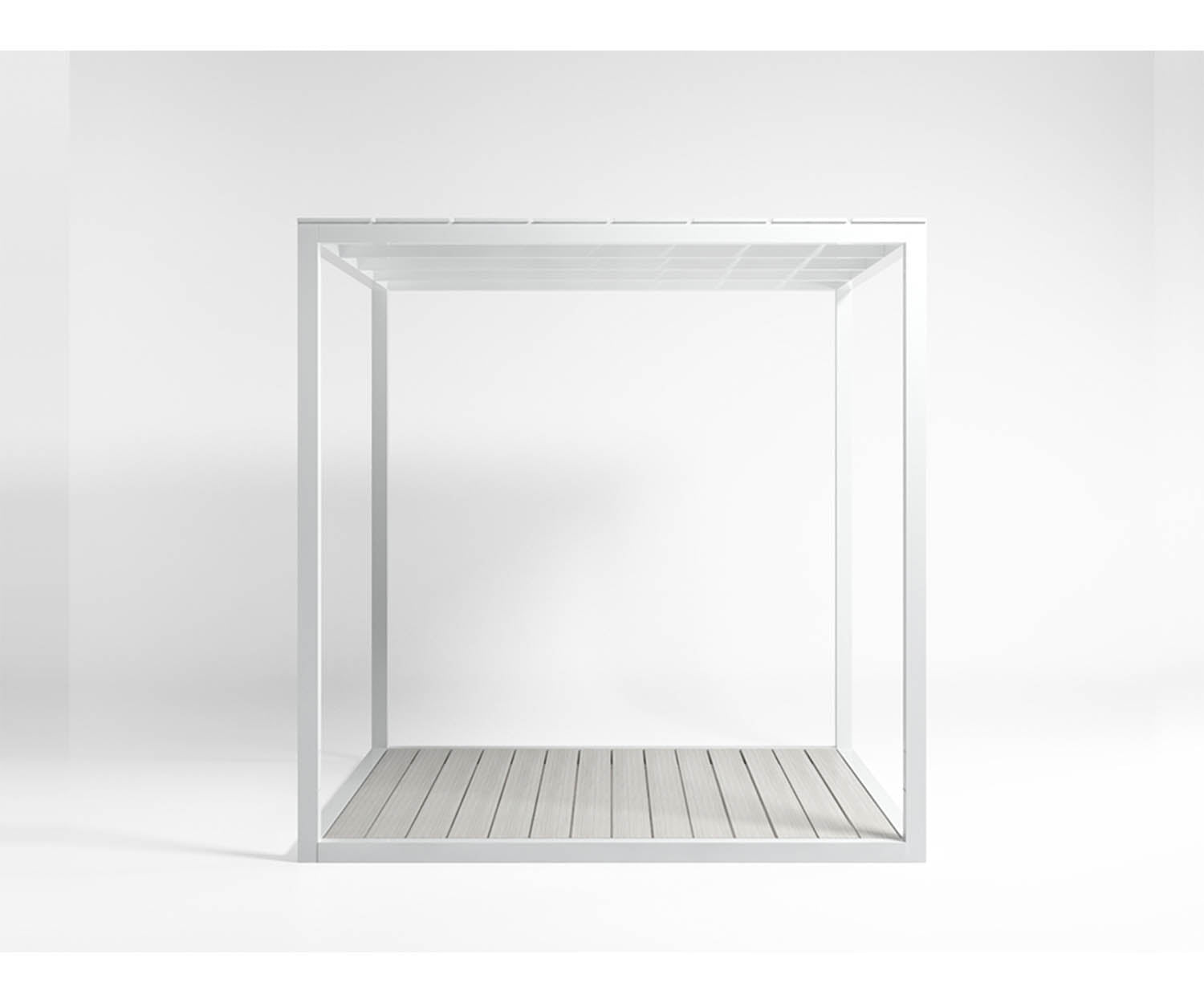 High end Floor Pergola Polyethylene Roof Pavilion by Gandia Blasco Casa Design