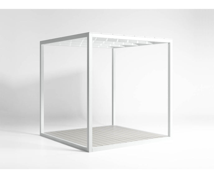 High end Floor Pergola Polyethylene Roof Pavilion by Gandia Blasco Casa Design