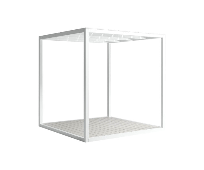 High end Floor Pergola Polyethylene Roof Pavilion by Gandia Blasco Casa Design