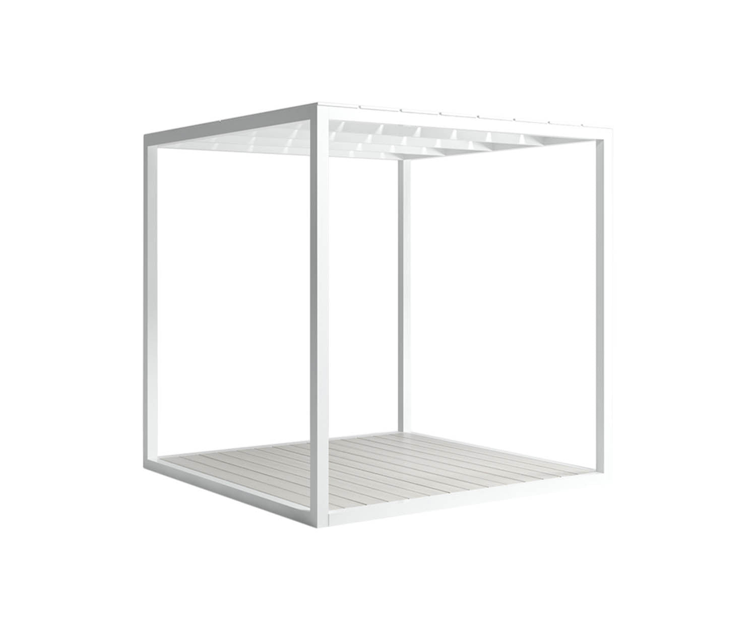 High end Floor Pergola Polyethylene Roof Pavilion by Gandia Blasco Casa Design