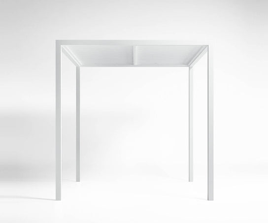 High end Pergola Fixed Blades Roof Pavilion by Gandia Blasco Casa Design