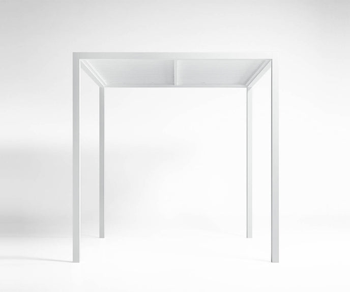High end Pergola Fixed Blades Roof Pavilion by Gandia Blasco Casa Design