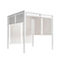 High end Pergola Mobile Canvas Roof Pavilion by Gandia Blasco Casa Design