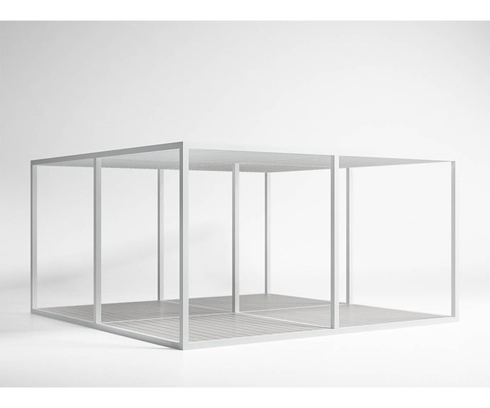 High end Floor Pergola Mobile Blades Roof Pavilion by Gandia Blasco Casa Design