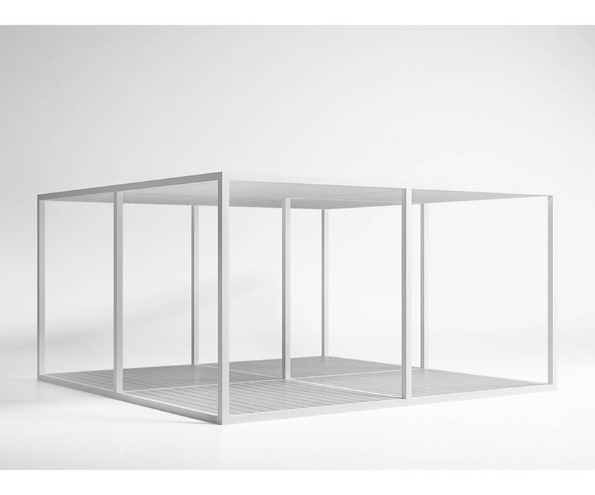 High end Floor Pergola Mobile Blades Roof Pavilion by Gandia Blasco Casa Design