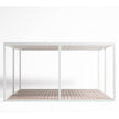 High end Floor Pergola Light Roof Pavilion by Gandia Blasco Casa Design