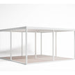 High end Floor Pergola Light Roof Pavilion by Gandia Blasco Casa Design