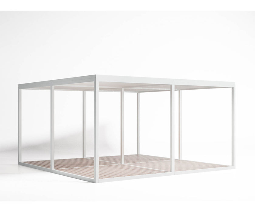 High end Floor Pergola Light Roof Pavilion by Gandia Blasco Casa Design
