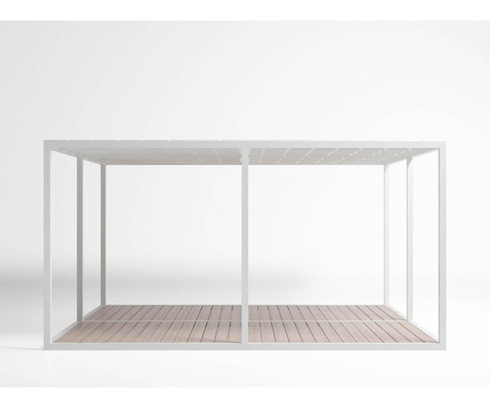 High end Floor Pergola Polyethylene Roof Pavilion by Gandia Blasco Casa Design
