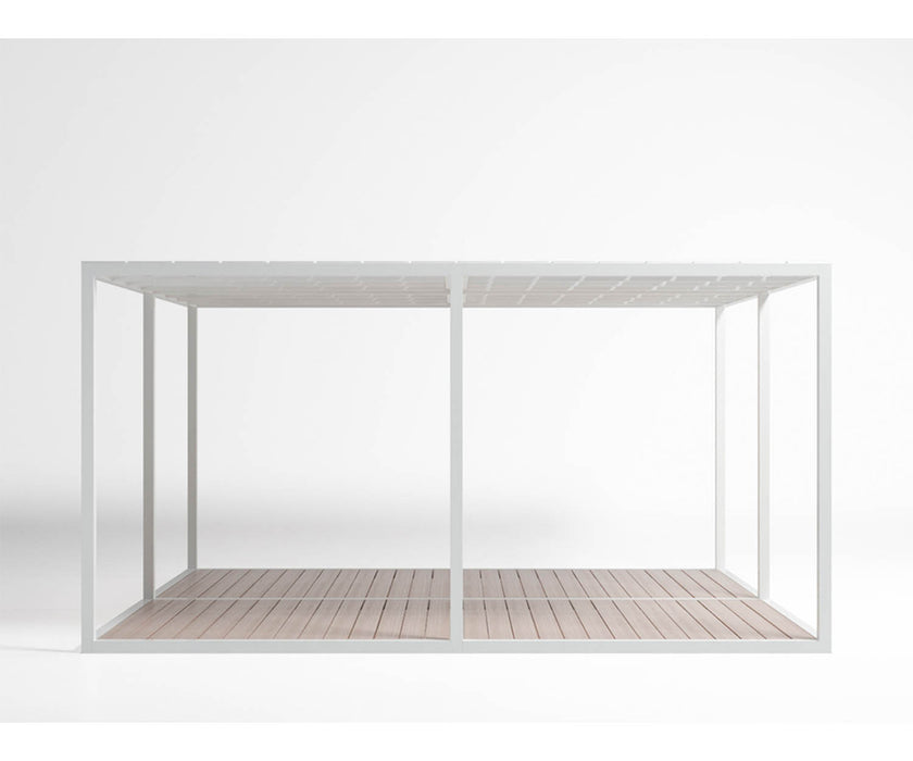 High end Floor Pergola Polyethylene Roof Pavilion by Gandia Blasco Casa Design