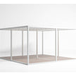 High end Floor Pergola Polyethylene Roof Pavilion by Gandia Blasco Casa Design