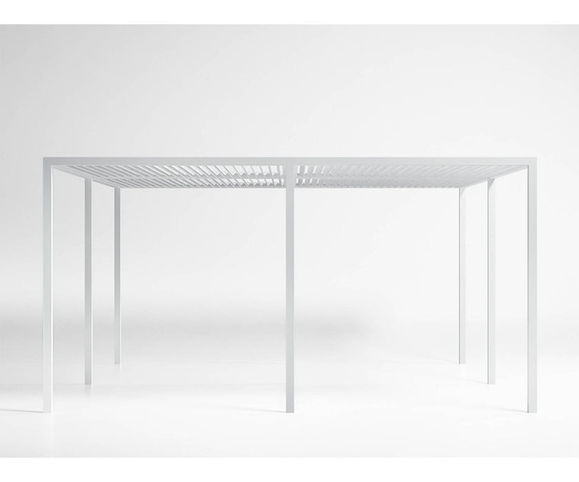 High end Pergola Mobile Blades Roof Pavilion by Gandia Blasco Casa Design
