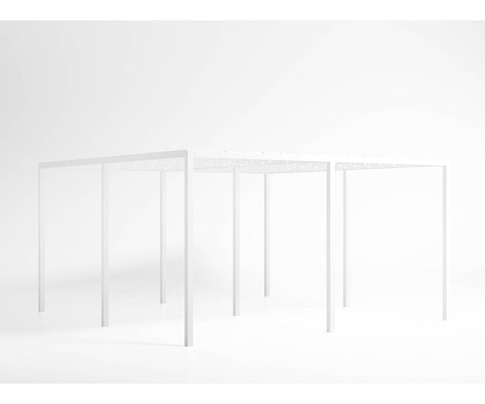 High end Pergola Polyethylene Roof Pavilion by Gandia Blasco Casa Design