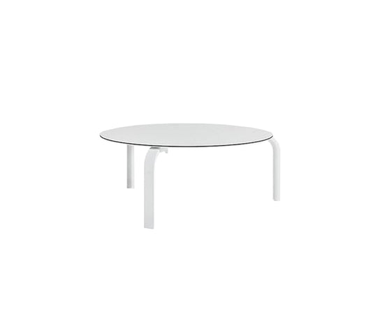 High end Stack Circular Low Side Table by Gandia Blasco Casa Design