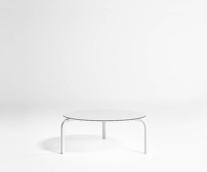High end Stack Circular Low Side Table by Gandia Blasco Casa Design
