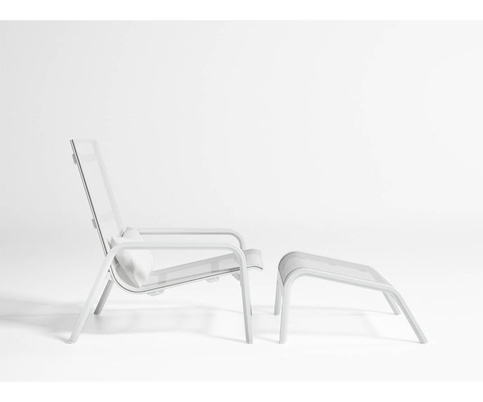 High end Ottoman for Stack High Back Low Armchair by Gandia Blasco Casa Design