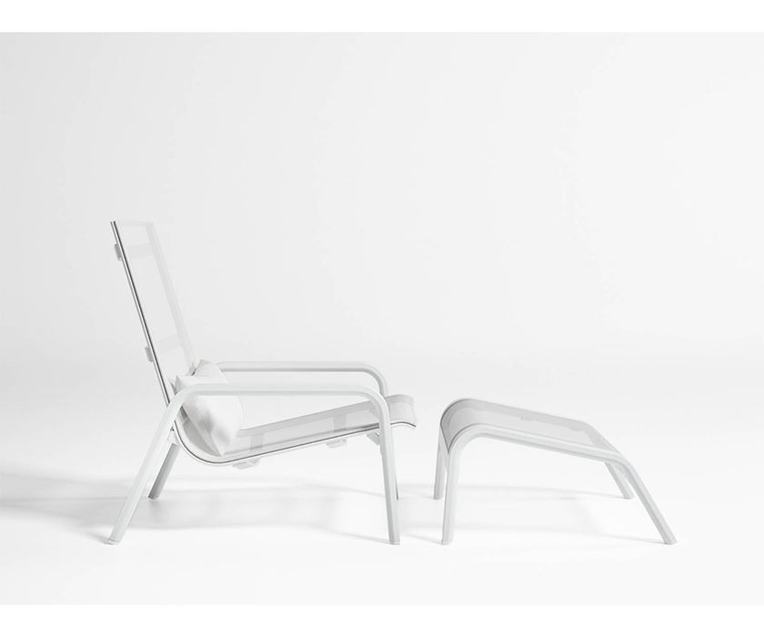 High end Ottoman for Stack High Back Low Armchair by Gandia Blasco Casa Design