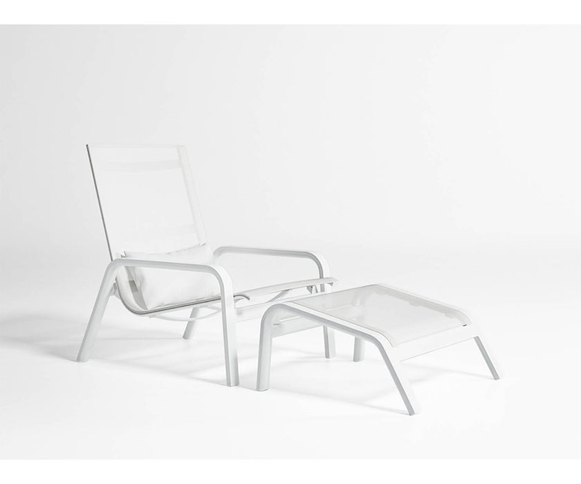 High end Ottoman for Stack High Back Low Armchair by Gandia Blasco Casa Design