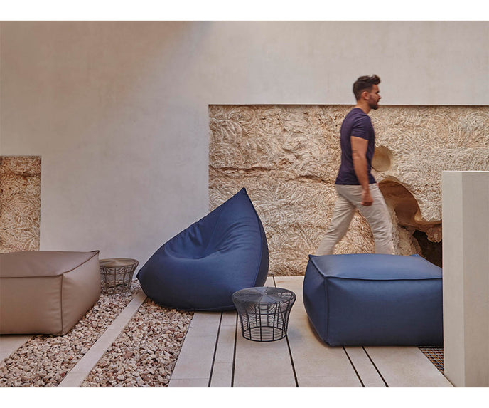 High end Sail Outdoor Pouf by Gandia Blasco Casa Design