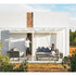 High end Floor Pergola Folding Roof Pavilion by Gandia Blasco Casa Design