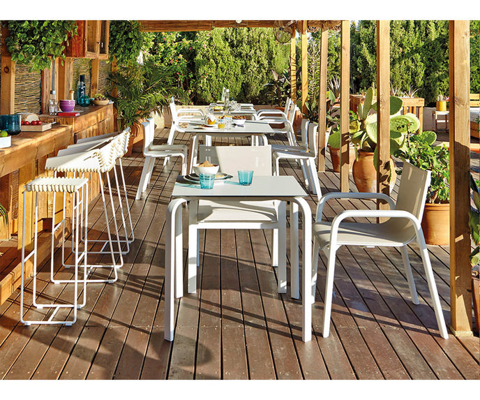 High end Stack High Stackable Dining Table by Gandia Blasco Casa Design