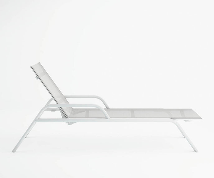 High end Stack Chaise Lounge with Arms by Gandia Blasco Casa Design