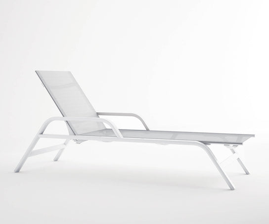 High end Stack Chaise Lounge with Arms by Gandia Blasco Casa Design