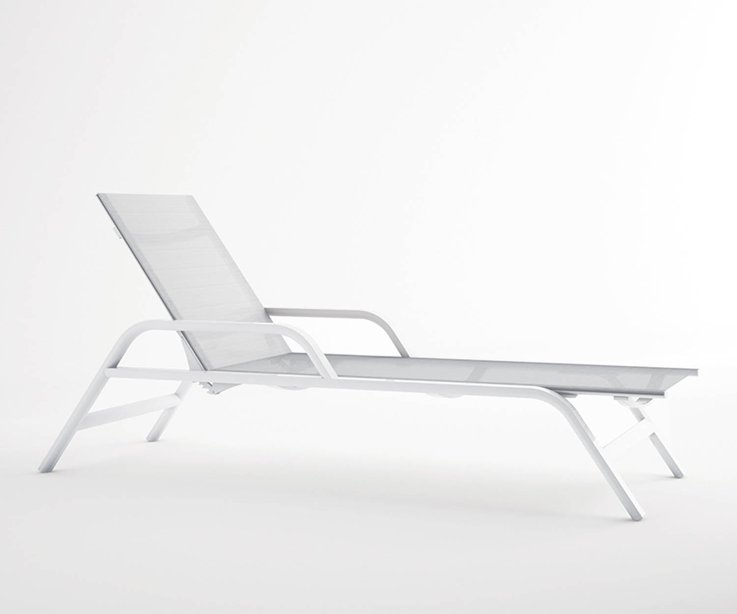 High end Stack Chaise Lounge with Arms by Gandia Blasco Casa Design