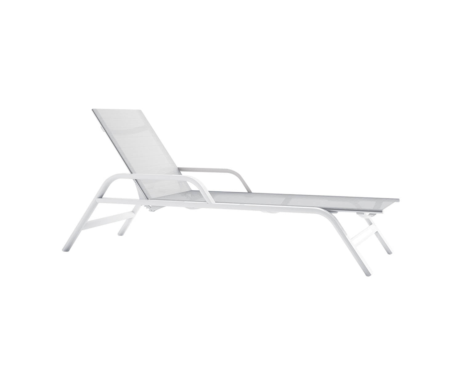 High end Stack Chaise Lounge with Arms by Gandia Blasco Casa Design