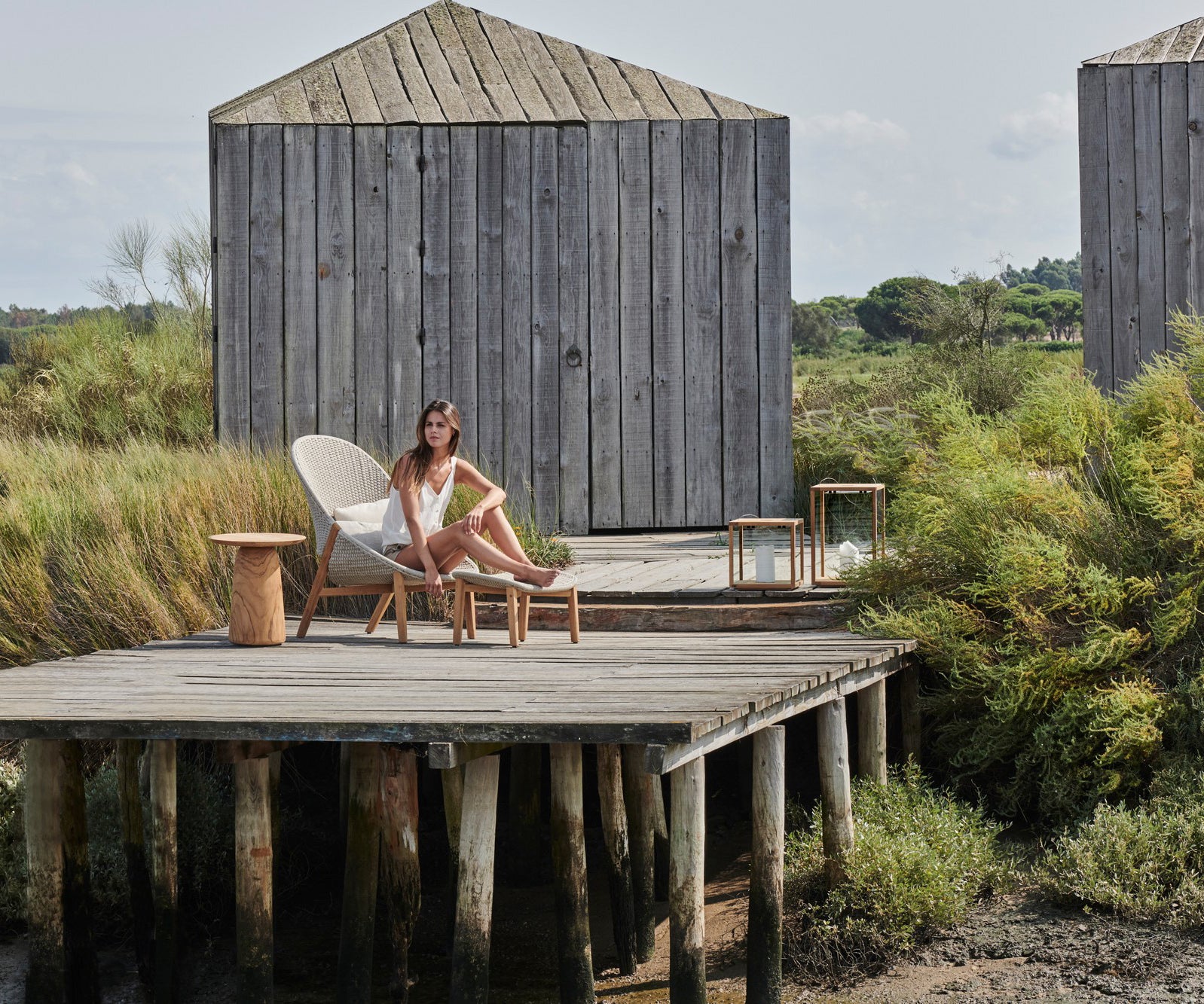 Elio High Back Lounge Chair | Tribù