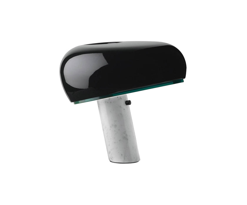 High end Snoopy Black Marble Base Table Lamp by Flos Casa Design