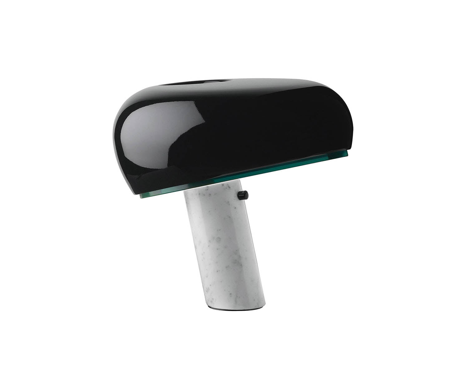 High end Snoopy Black Marble Base Table Lamp by Flos Casa Design