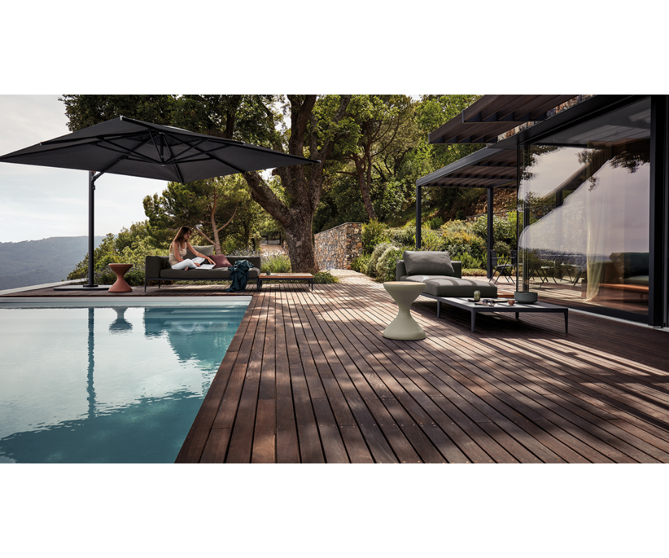 gloster patio umbrellas Square Cantilever Parasol | Gloster
