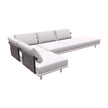Eden Sofas - Composition 2 -Padded Belts Backrest Roda
