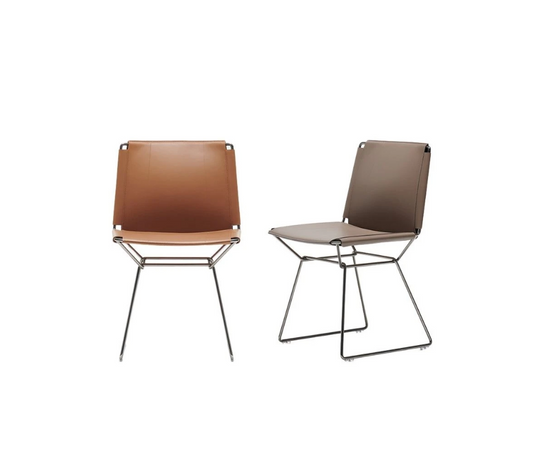 High end Neil Leather Chair by MDF Italia Casa Design