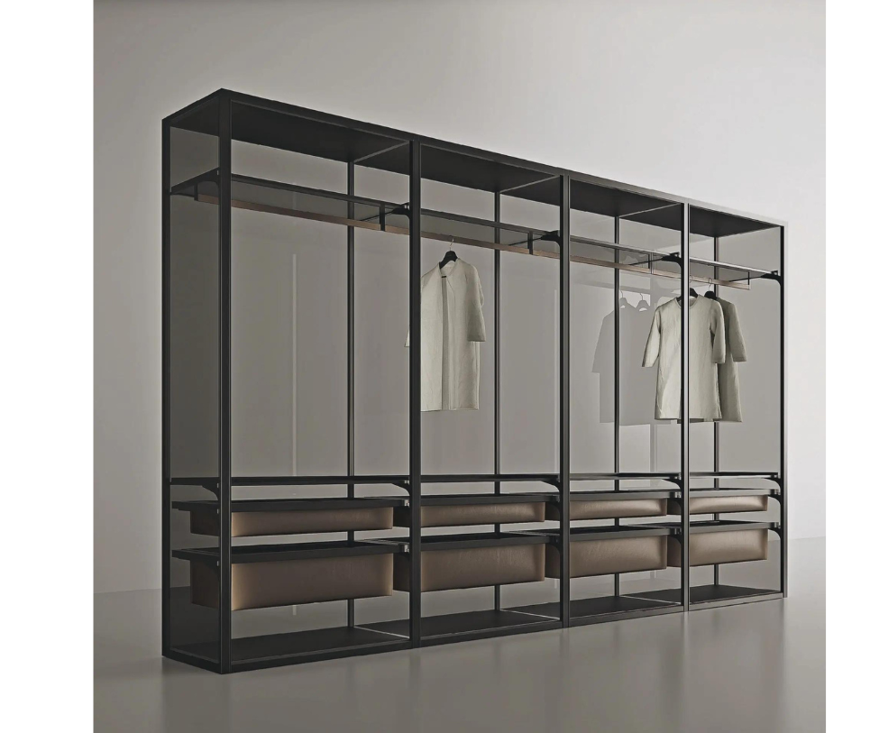 High end Cover Open Closet System by Rimadesio Casa Design