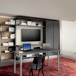 LGM TV 2 WALL BED WITH BOOKSHELF AND DESK by Clei