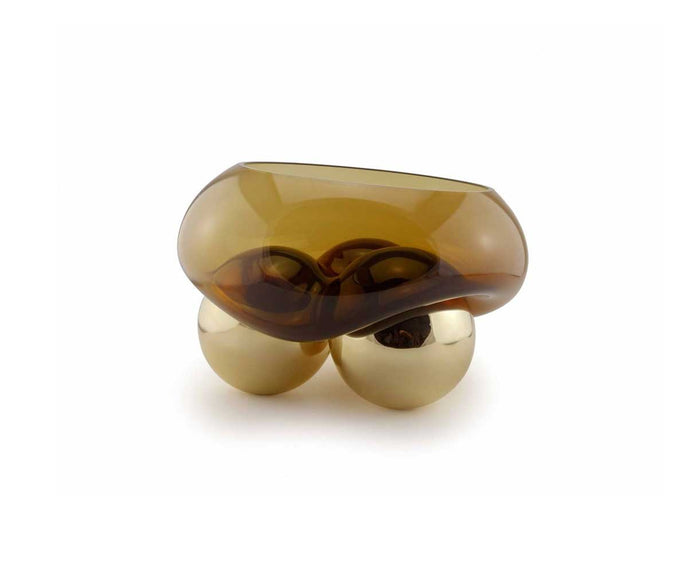 Gravity Three Balls Bowl Sculpture