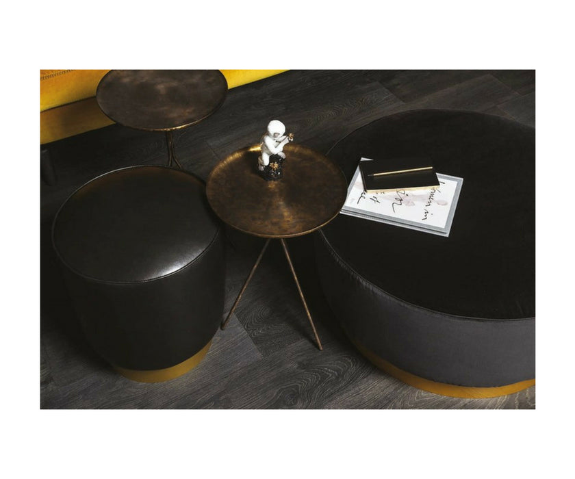 Vibieffe 314 A_Round Ottomans Black