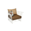 High end Hamptons Graphics ART. 9731 Armchair by Roberti Rattan Casa Design