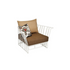 High end Hamptons Graphics ART. 9731 Armchair by Roberti Rattan Casa Design