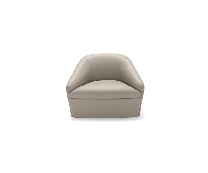 High end Hollow Swivel Lounge Armchair by Frag Casa Design
