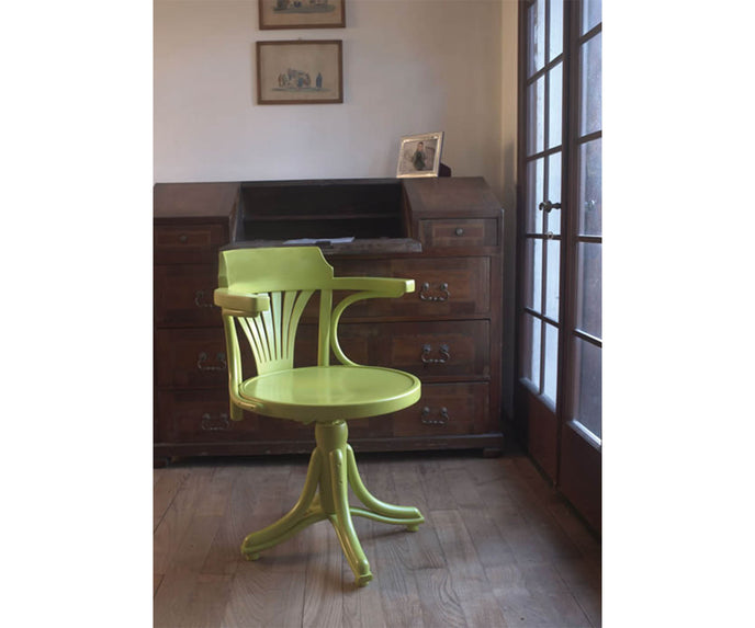 High end Revolving Upholstered Armchair Kontor 523 by Ton Casa Design