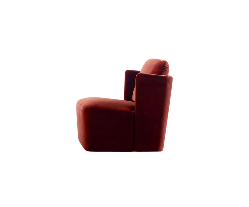 Small deals red armchair