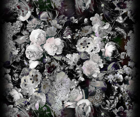 Eden Queen B&W Square Rug Moooi