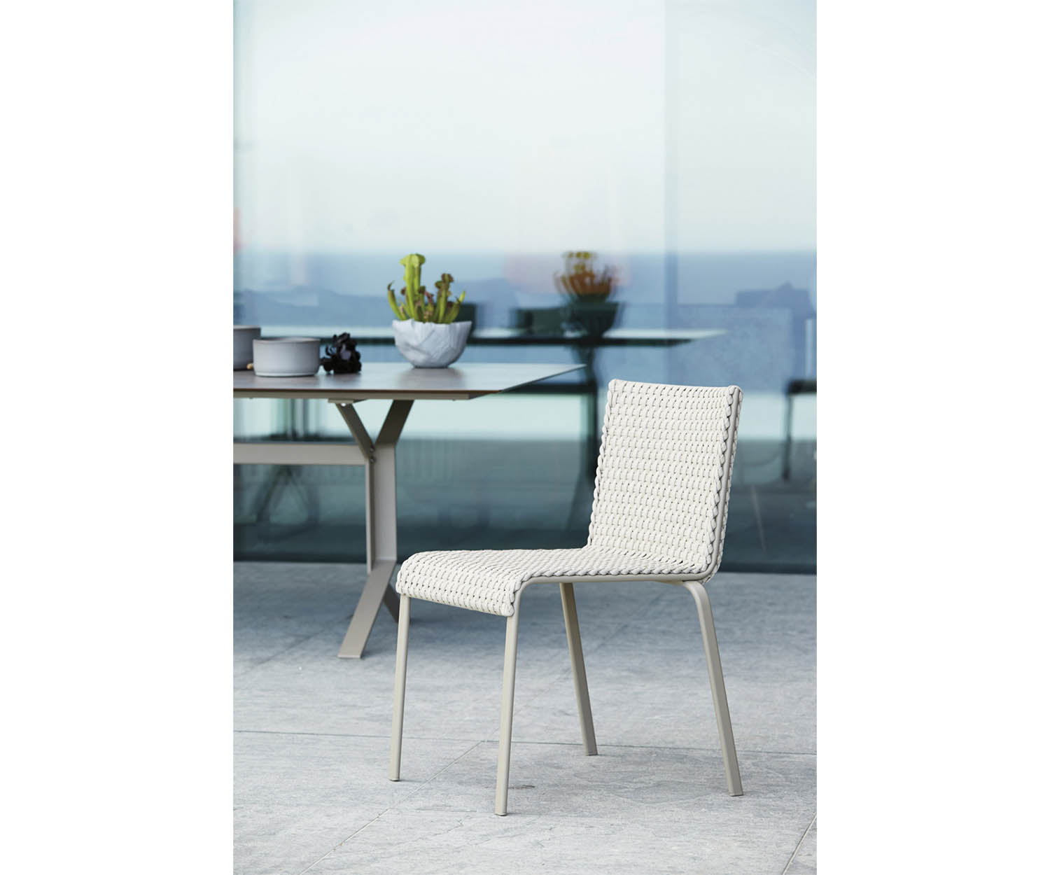 High end Key West ART. 4210 Dining Chair by Roberti Rattan Casa Design