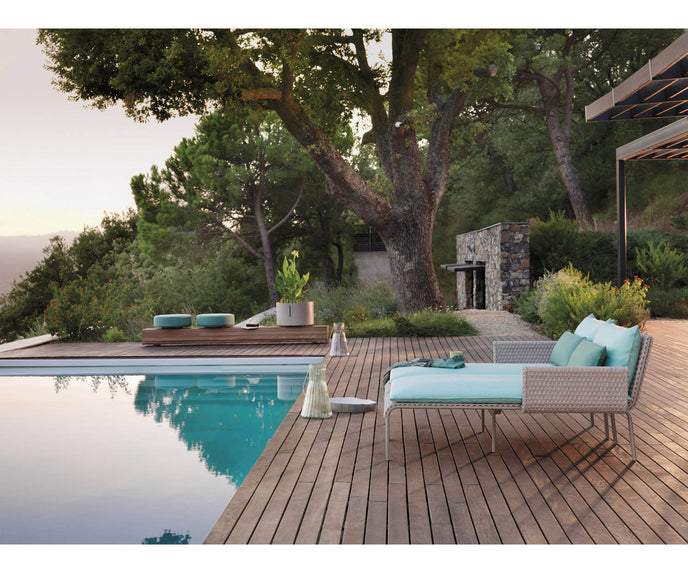 High end Key West ART. 4234 Chaise Lounge by Roberti Rattan Casa Design