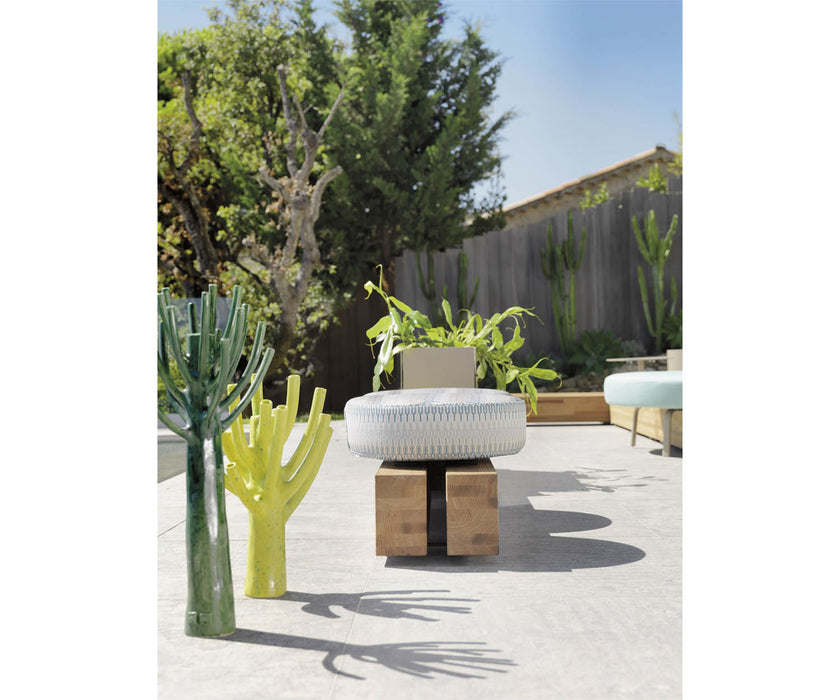 High end Key West ART. 4245 Pouf by Roberti Rattan Casa Design
